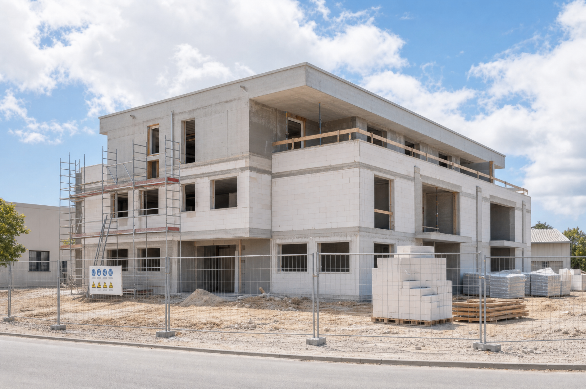 Baustelle Boardinghouse Kronau